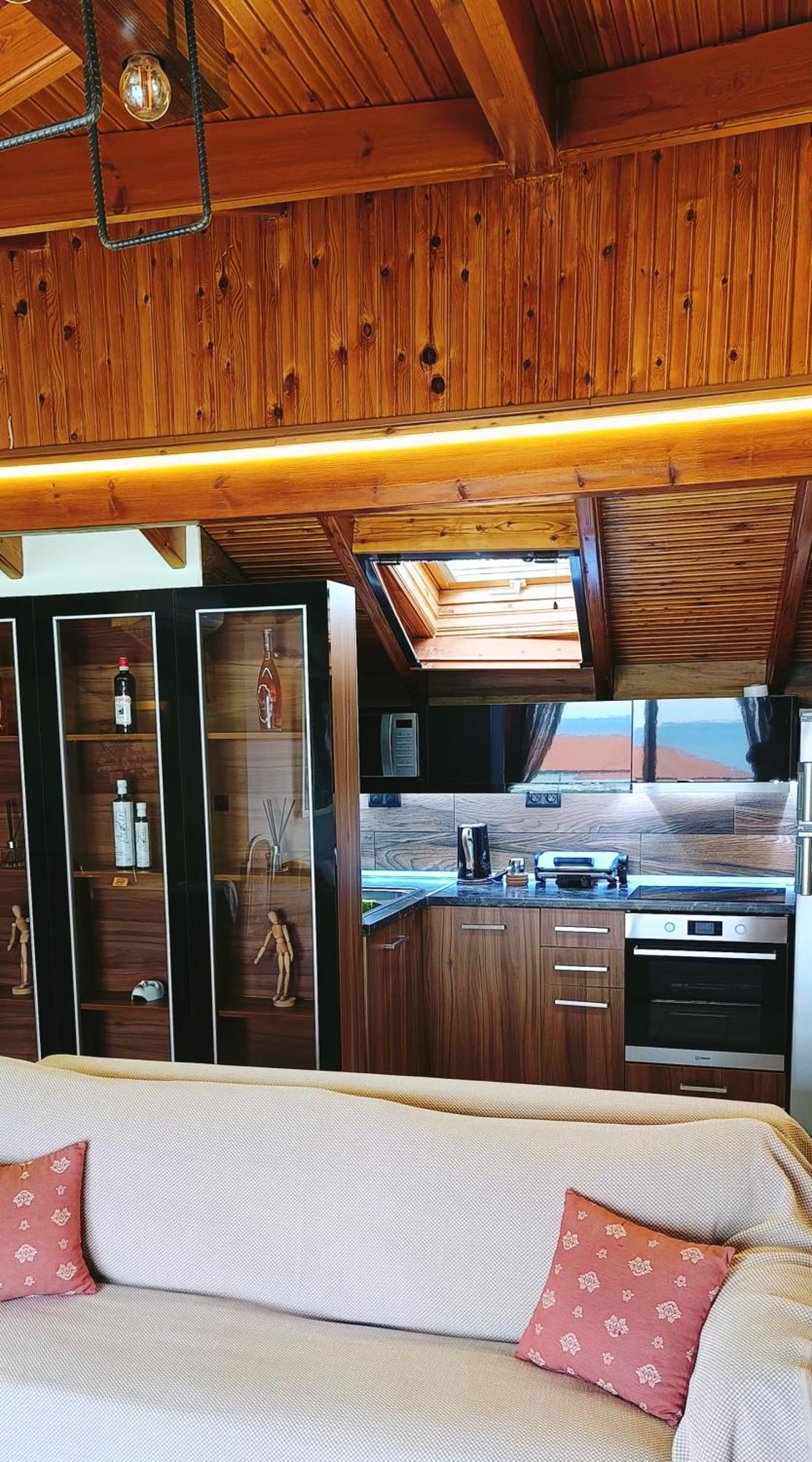 Attic Apartment Nea Moudania Bagian luar foto